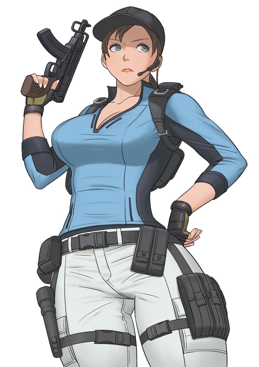 jill valentine (resident evil and 1 more) drawn by shigenobu