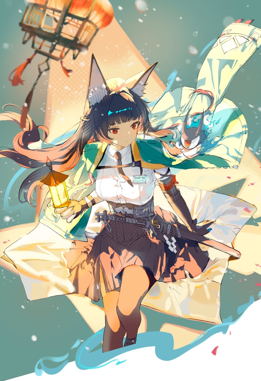 hoshimi miyabi and tailless (zenless zone zero) drawn by quivit