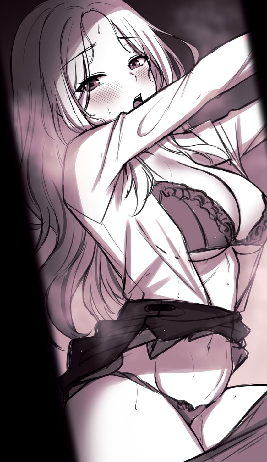 juo sena (idolmaster and 1 more) drawn by deras