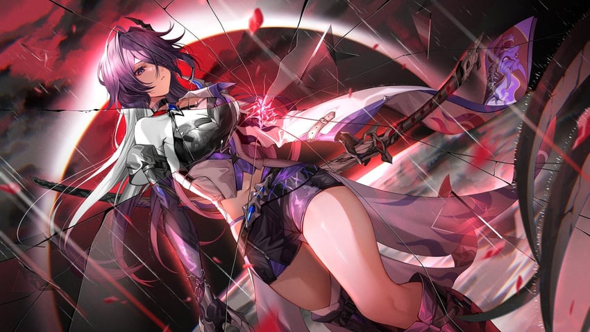 acheron (honkai and 1 more) drawn by urashima_(hidoro_mgmg)
