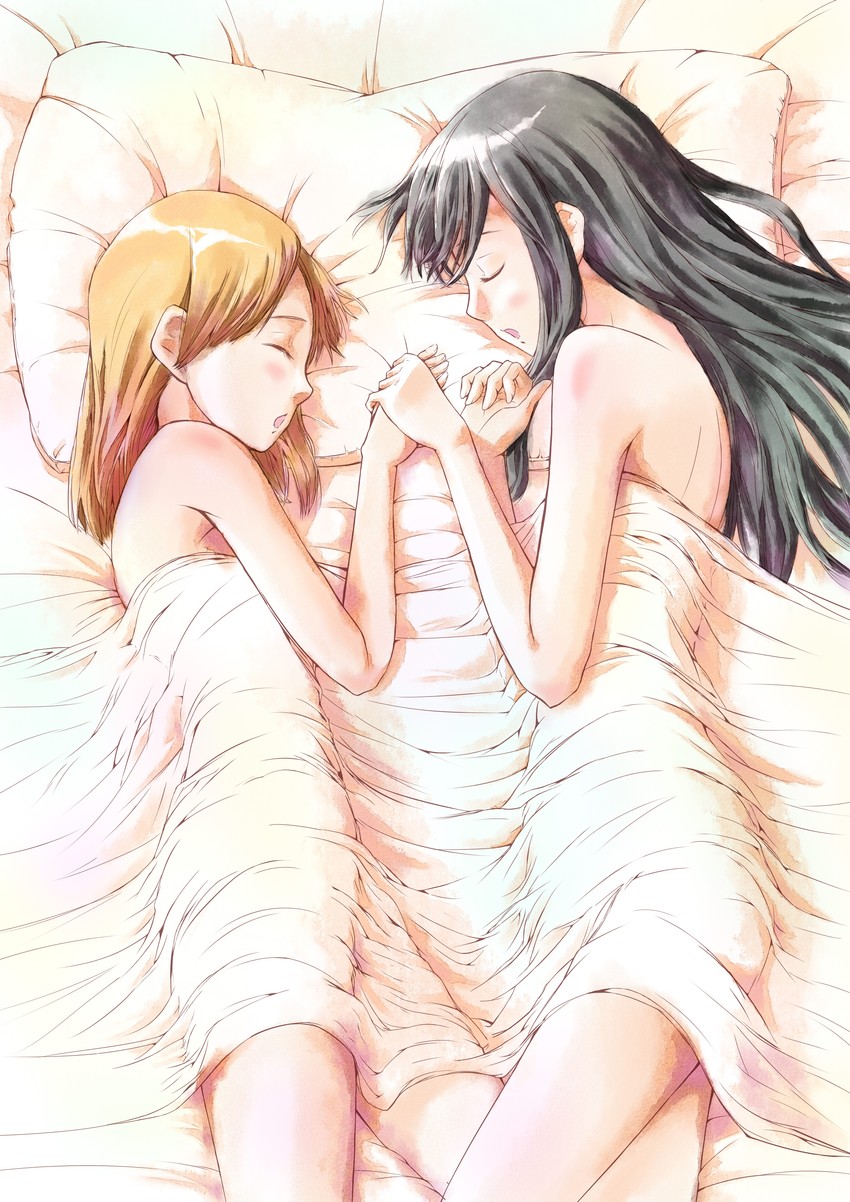 manjoume fumi and okudaira akira (aoi hana) drawn by nomi