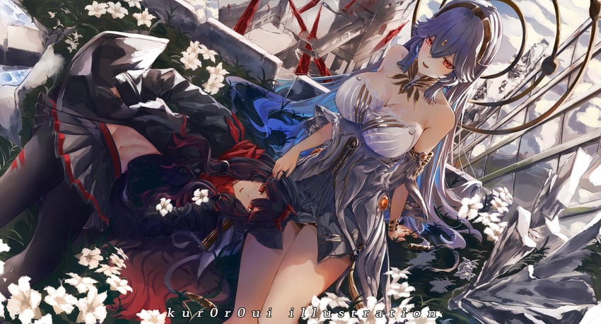 lucia, lucia: plume, and luxiya (wuthering waves and 2 more) drawn by kuroroui