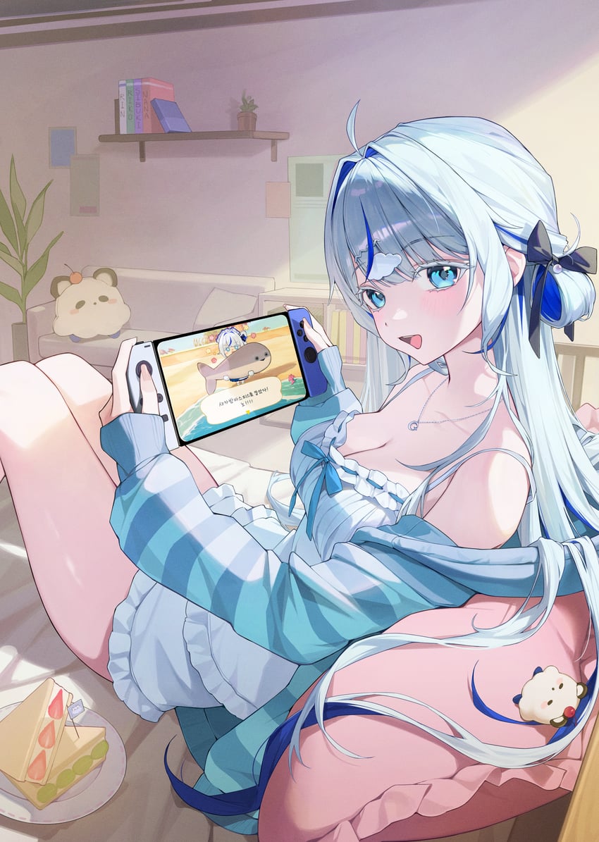 aokumo rin (animal crossing and 2 more) drawn by myao_(myaodayone)
