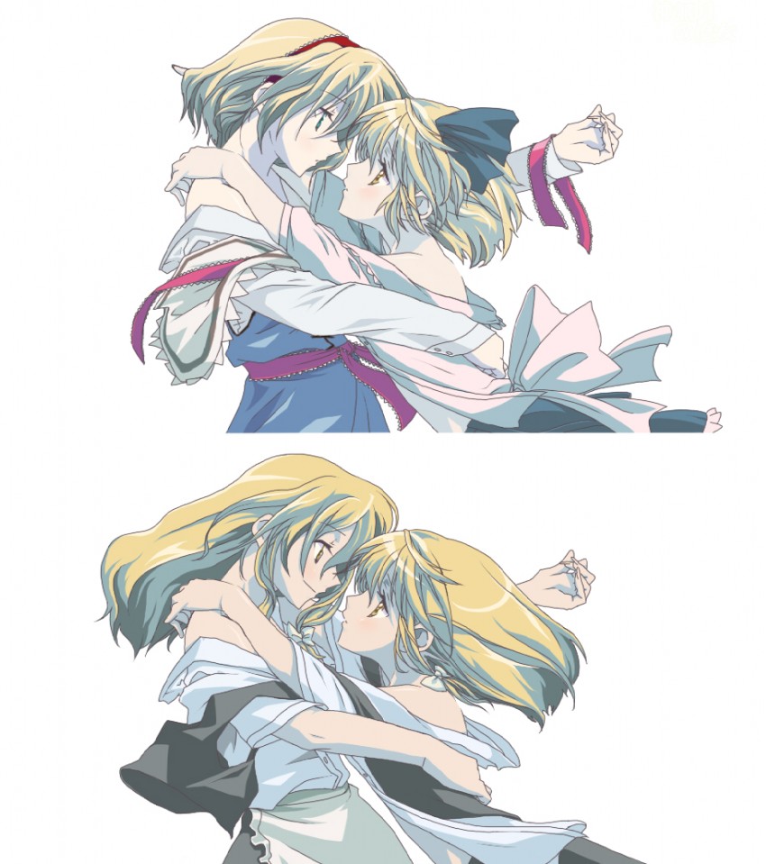 kirisame marisa and alice margatroid (touhou) drawn by torinone