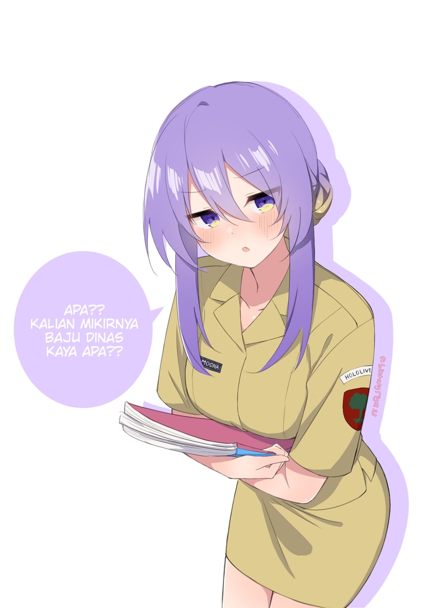 moona hoshinova (hololive and 1 more) drawn by bintangrigel28