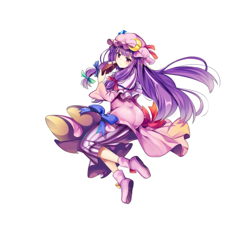 patchouli knowledge (touhou and 1 more) drawn by rotte_(1109)