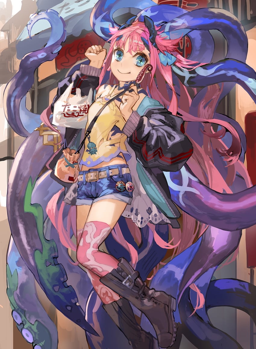cthulhu (original and 1 more) drawn by toujou_bun
