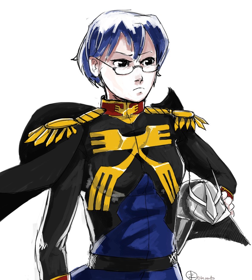 hakamichi shizune (gundam and 2 more) drawn by skrats