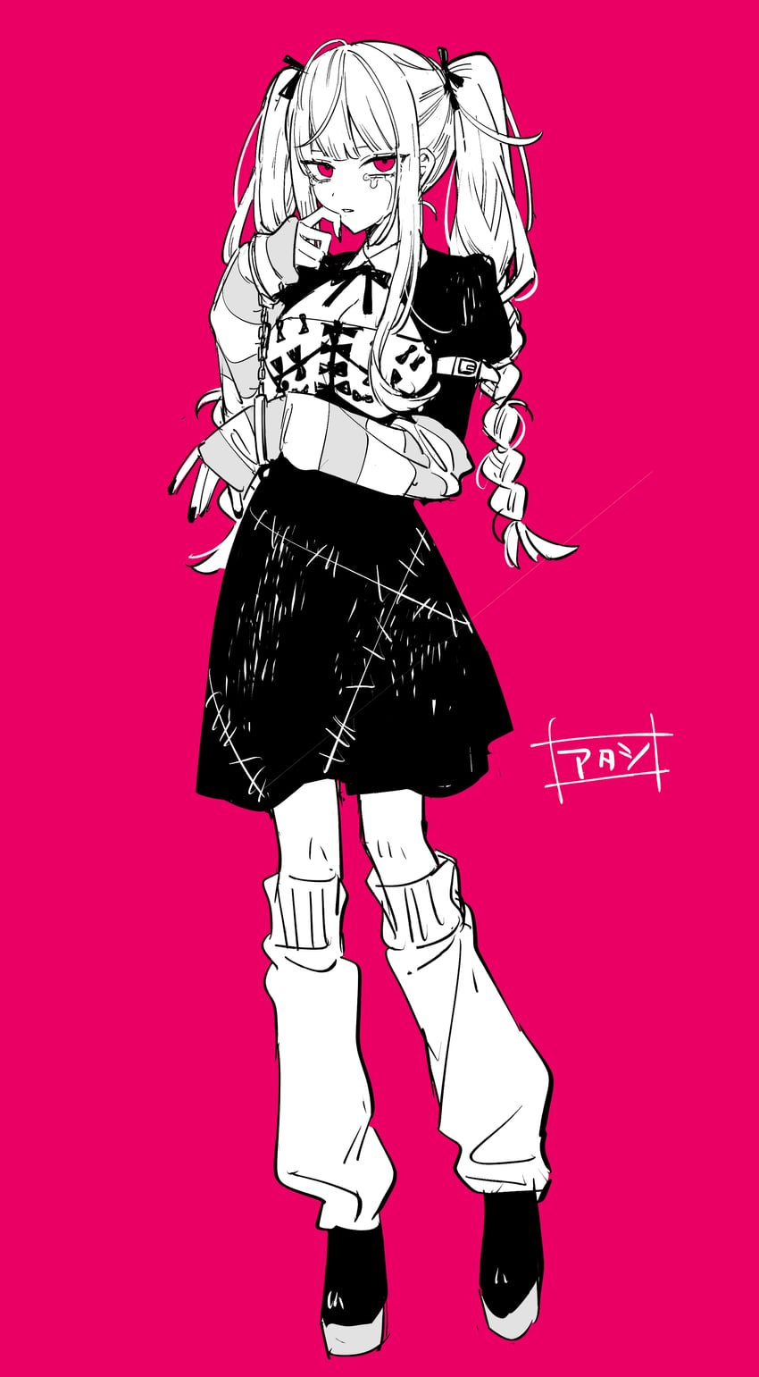 mori calliope (hololive and 2 more) drawn by aneco_(westsea1227)