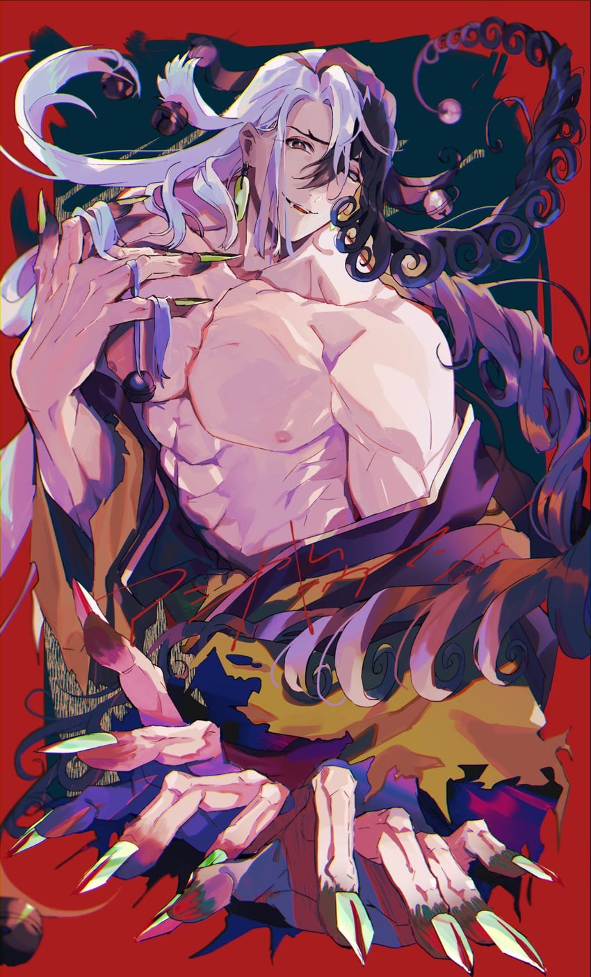 ashiya douman (fate and 1 more) drawn by knmendako