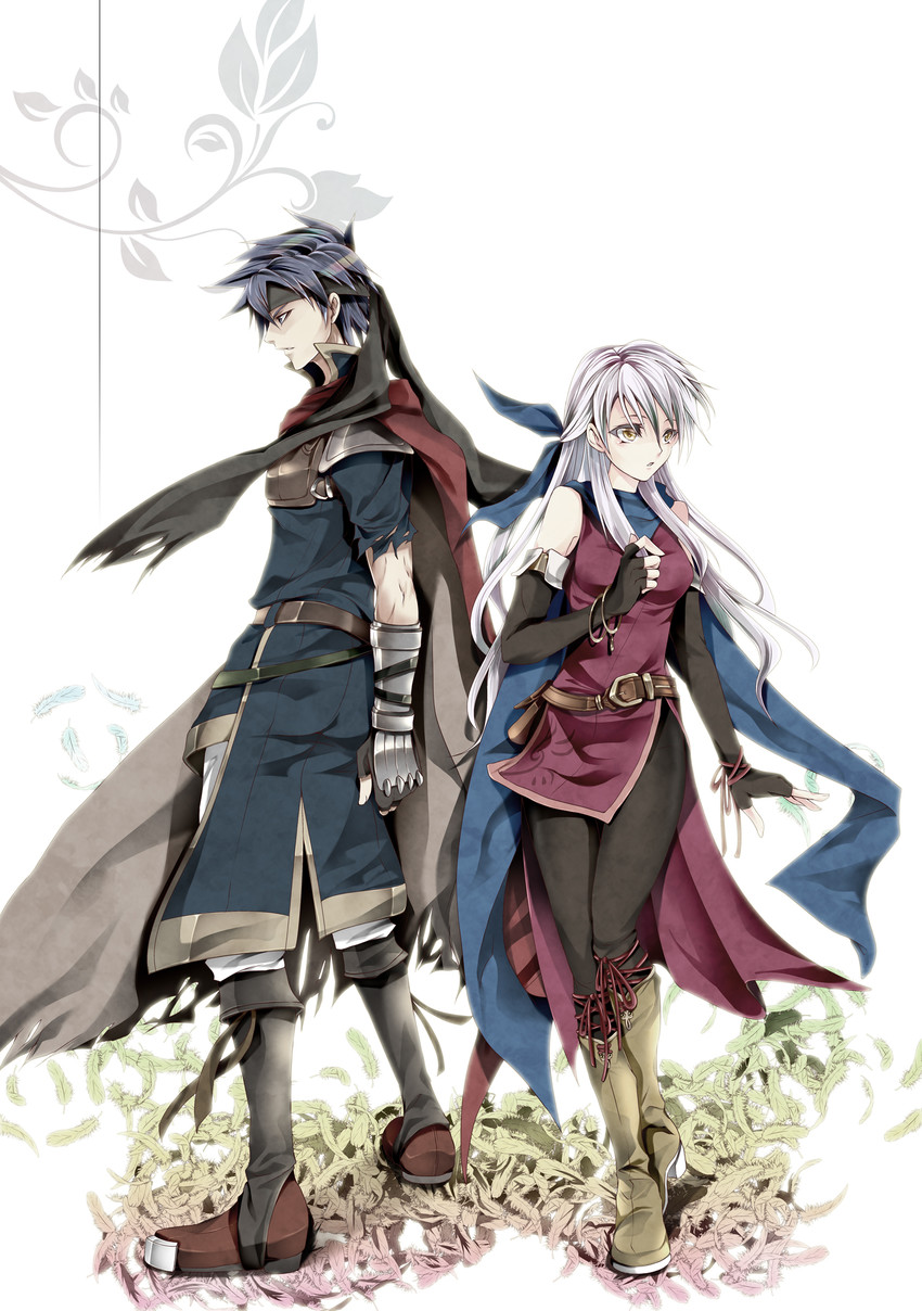 ike and micaiah (fire emblem and 2 more) drawn by takeda_hotaru