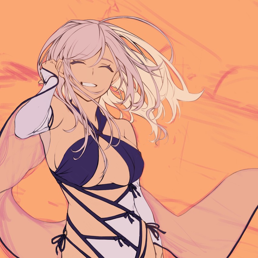 miyamoto musashi (fate and 1 more) drawn by hiro_(hirohiro_gorira)