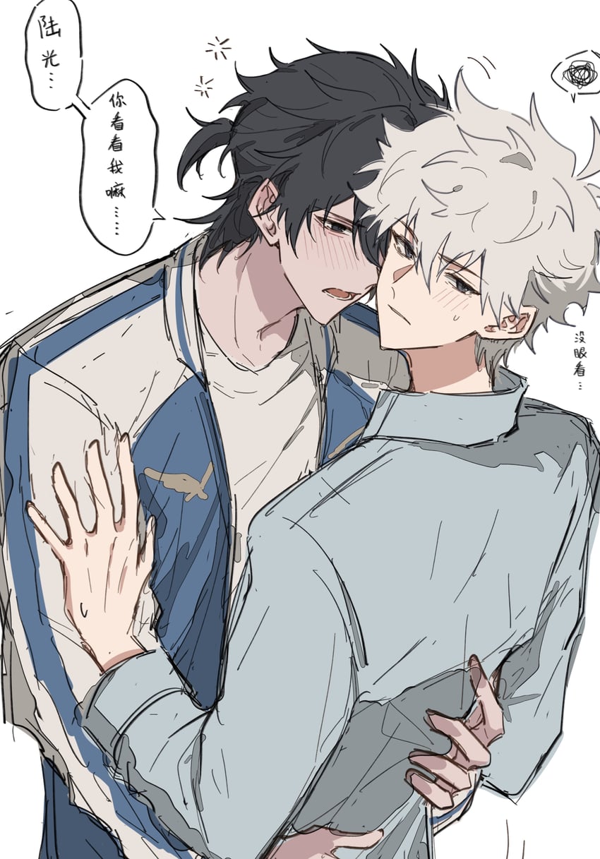 cheng xiaoshi and lu guang (shiguang dailiren) drawn by wkoneda