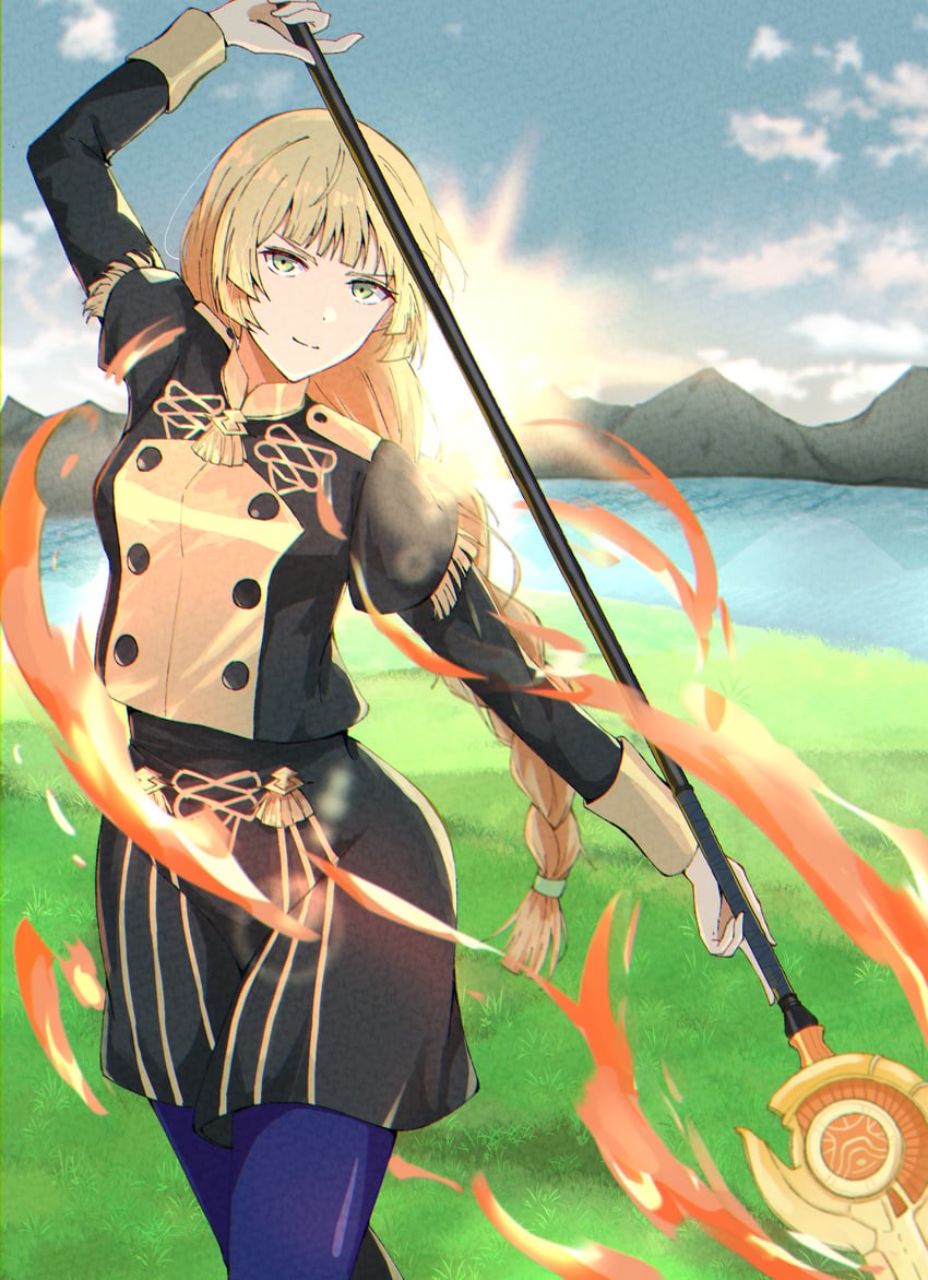 ingrid brandl galatea (fire emblem and 1 more) drawn by vankin