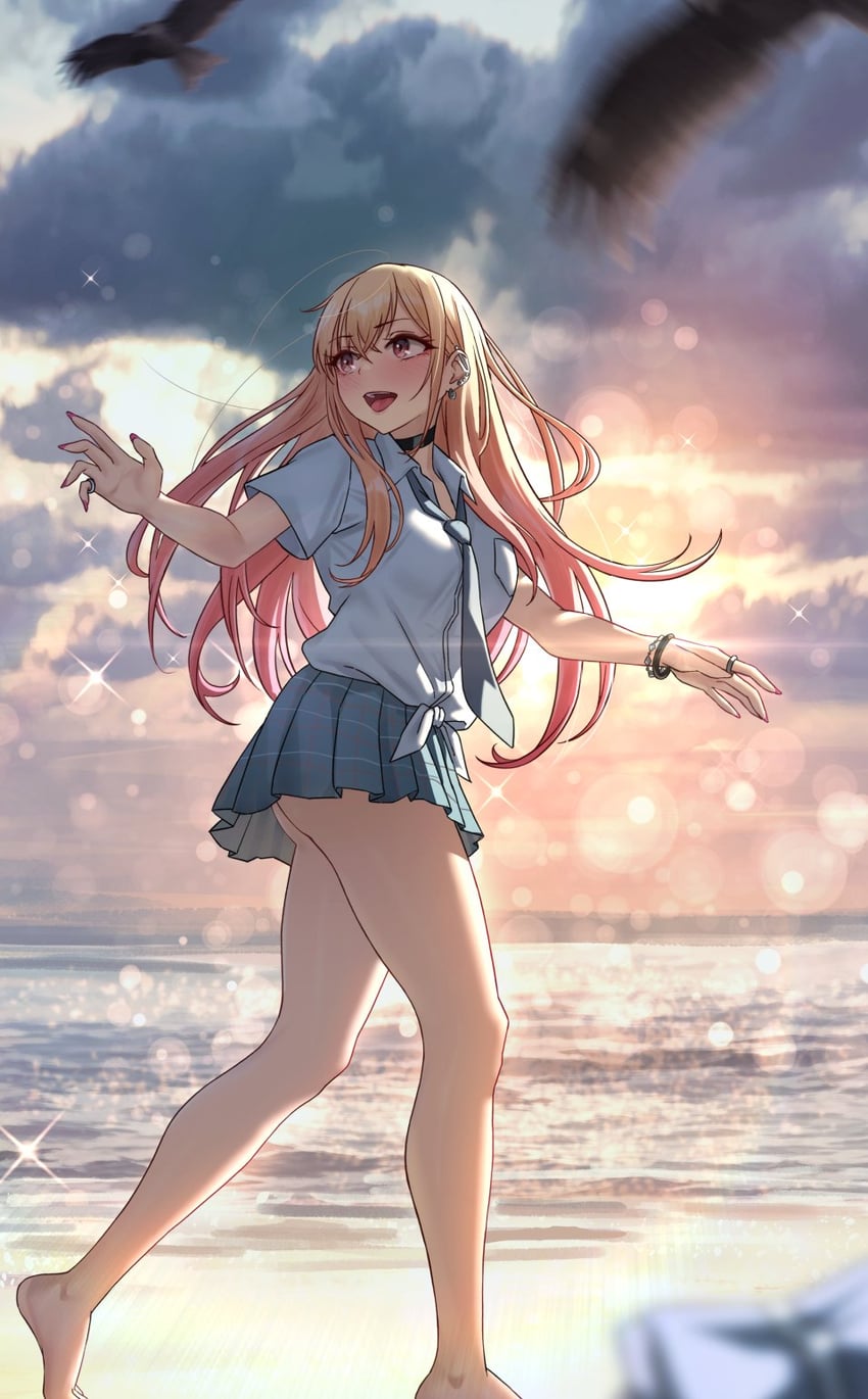kitagawa marin (sono bisque doll wa koi wo suru) drawn by solar_(happymonk)