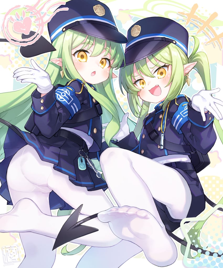hikari and nozomi (blue archive) drawn by kito_(sorahate)