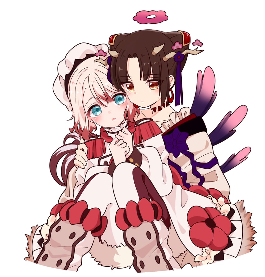 pechika and clantail (mahou shoujo ikusei keikaku and 1 more) drawn by sakura_mochi_(kanade-8961-uriuri)