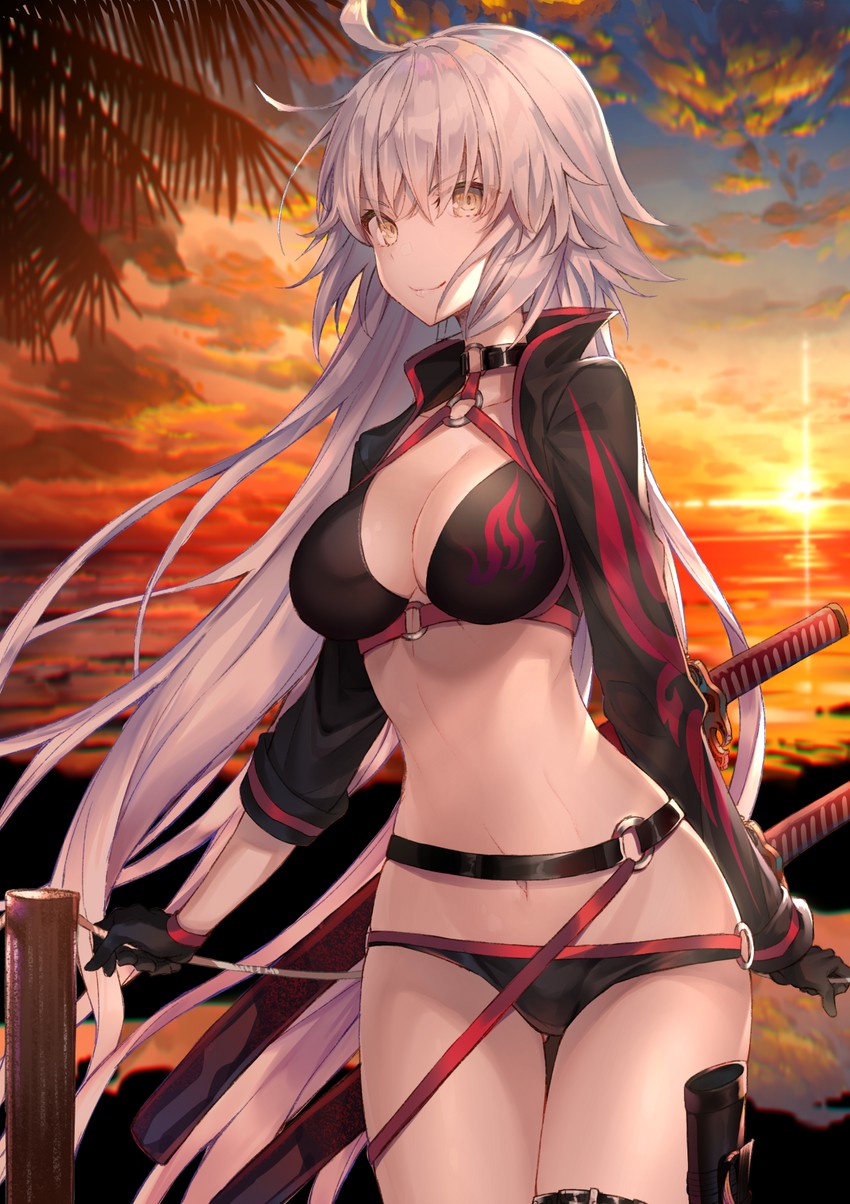 jeanne d'arc alter (fate and 1 more) drawn by hakuishi_aoi