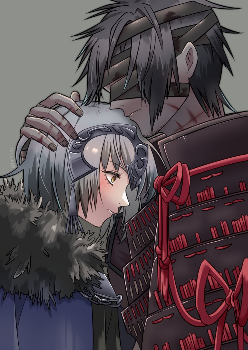 jeanne d'arc alter and chiemon (fate and 2 more) drawn by nanashino-gonbe