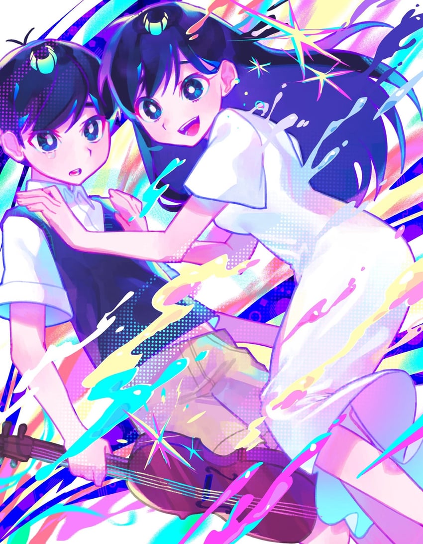 sunny and mari (omori) drawn by iro_(mywife_sunny)