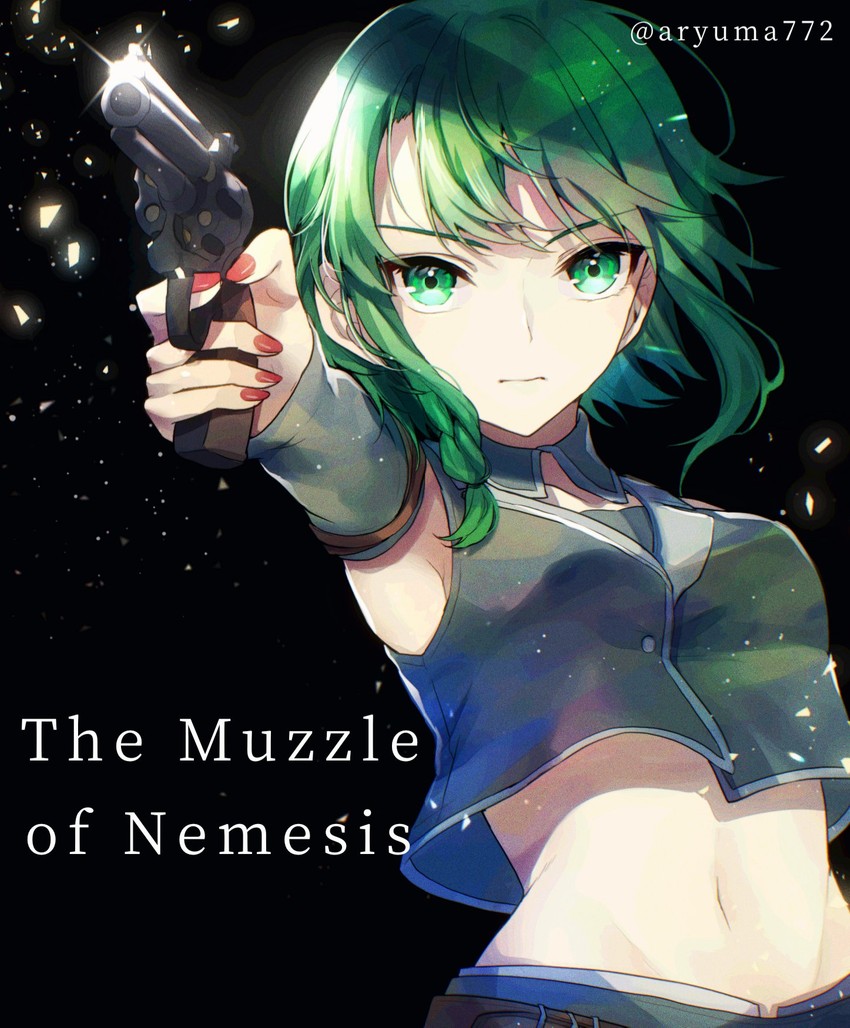 gumi and nemesis sudou (vocaloid and 2 more) drawn by aryuma772