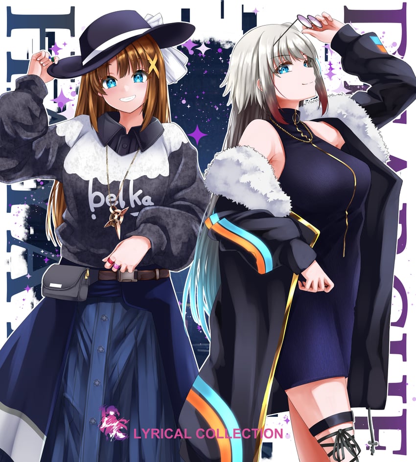 yagami hayate, schwertkreuz, and lord dearche (lyrical nanoha and 2 more) drawn by sougetsu_izuki