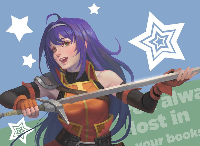mia (fire emblem and 1 more) drawn by yagaminoue
