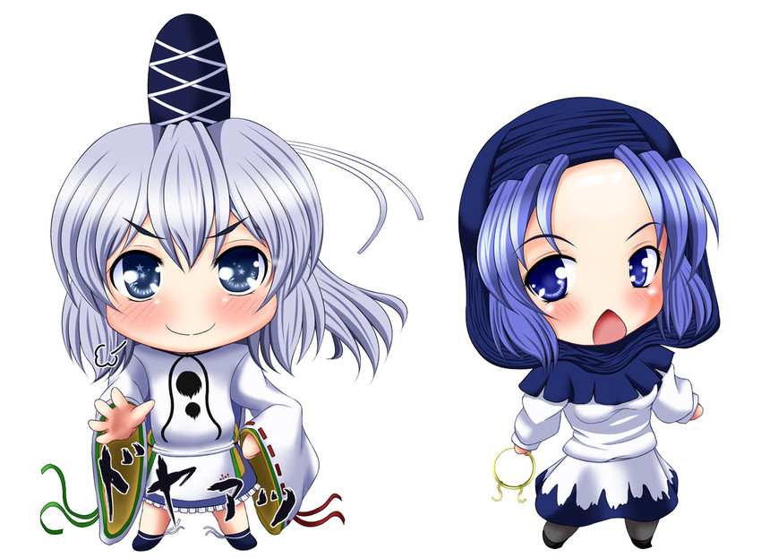 mononobe no futo and kumoi ichirin (touhou) drawn by yutuki_kokonoe