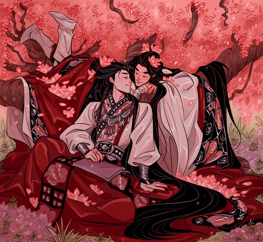 xie lian and hua cheng (tianguan cifu) drawn by fmd