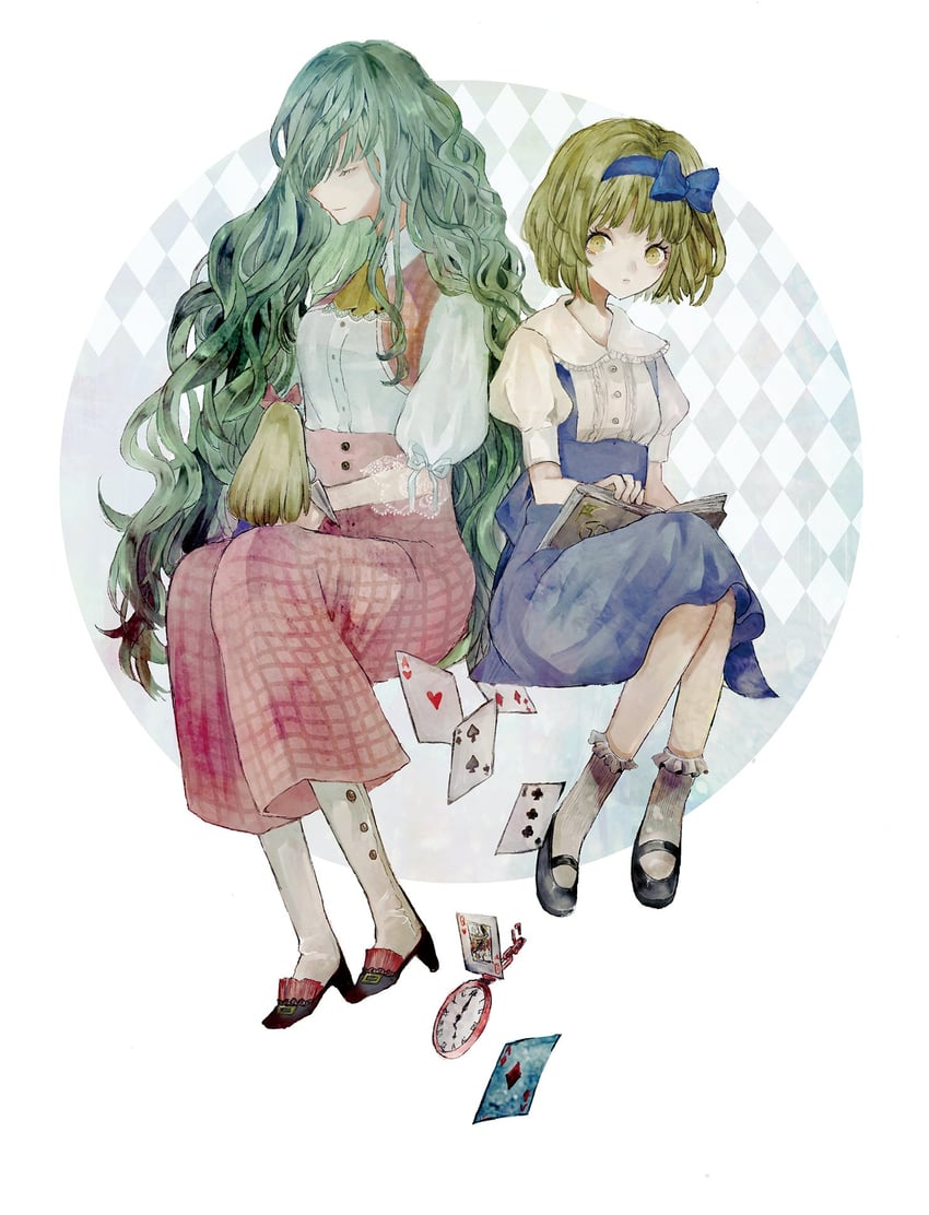 alice margatroid and kazami yuuka (touhou) drawn by sano_naoi