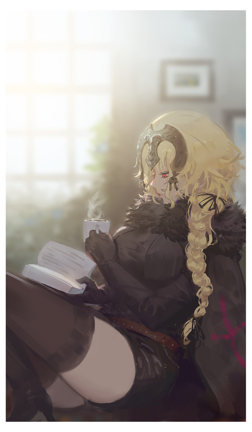 jeanne d'arc alter (fate and 1 more) drawn by hoshimawa
