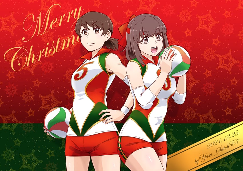 kondou taeko and kawanishi shinobu (girls und panzer) drawn by satou_yasu