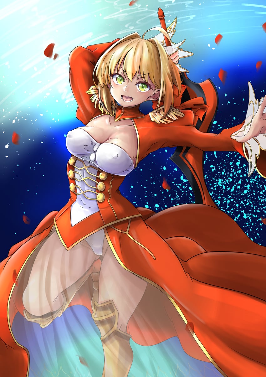 nero claudius (fate and 2 more) drawn by edoara