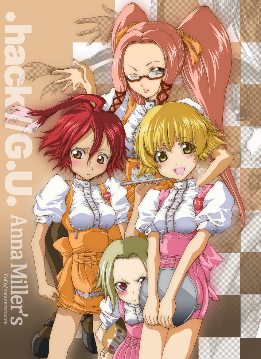 alkaid, atoli, pi, and sakubo (.hack// and 1 more) drawn by coco-kurogaki