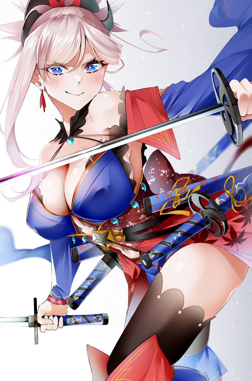 miyamoto musashi (fate and 1 more) drawn by len_(hand_linke)