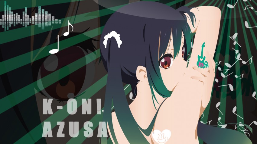 nakano azusa (k-on!) drawn by horiguchi_yukiko