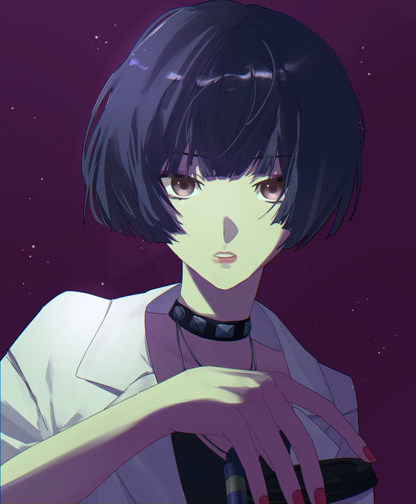 takemi tae (persona and 1 more) drawn by hannahyu