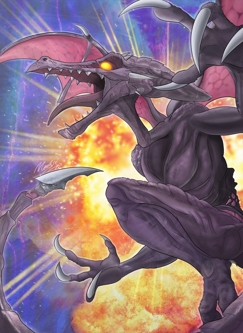 ridley (super smash bros. and 1 more) drawn by kihuntr3ss
