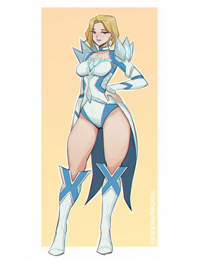 emma frost (marvel and 2 more) drawn by madogg