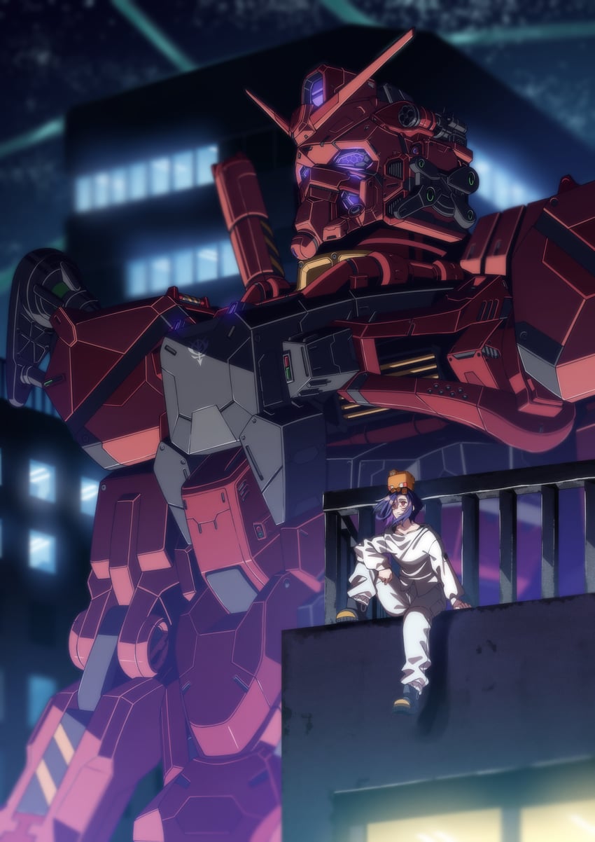 shuji ito, conch, and red gundam (gundam and 1 more) drawn by 85neko