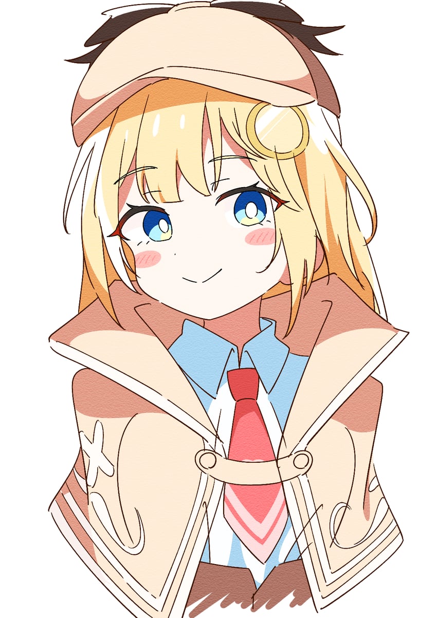 watson amelia (hololive and 1 more) drawn by kakedashieshi