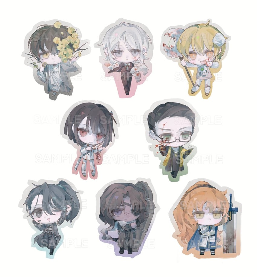 don quixote, faust, yi sang, heathcliff, and meursault (project moon and 1 more) drawn by tw4wnpkqamfirtg