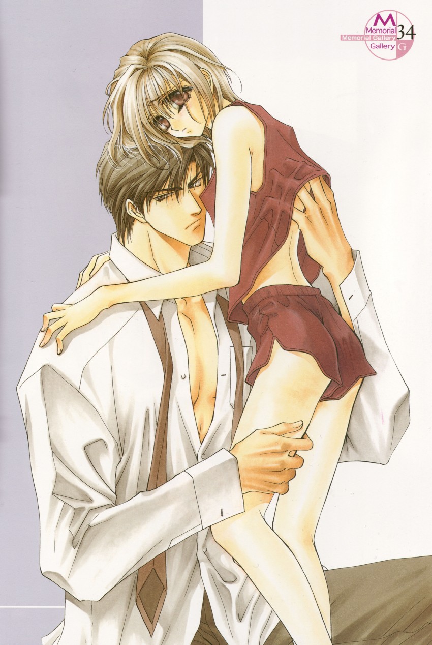 yukiya ayase and somuku kanou (okane ga nai) drawn by kousaka_tooru