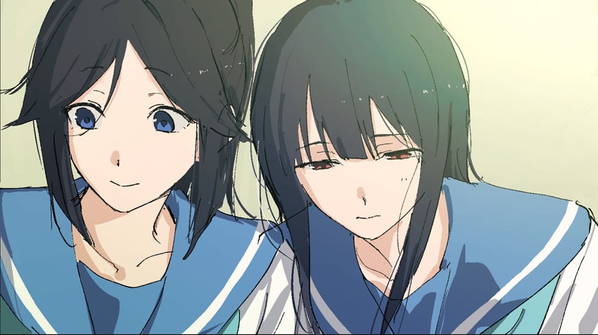 yoroizuka mizore and kasaki nozomi (hibike! euphonium and 1 more) drawn by matarasu_(aaaaaaaaj)