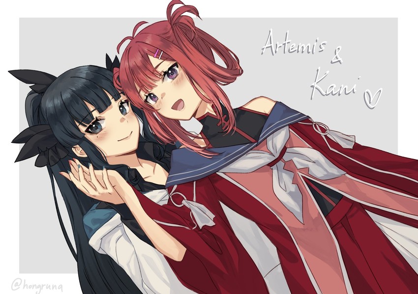 artemis of the blue and kani kanizawa (atelier live) drawn by ten-chan_(eternal_s)
