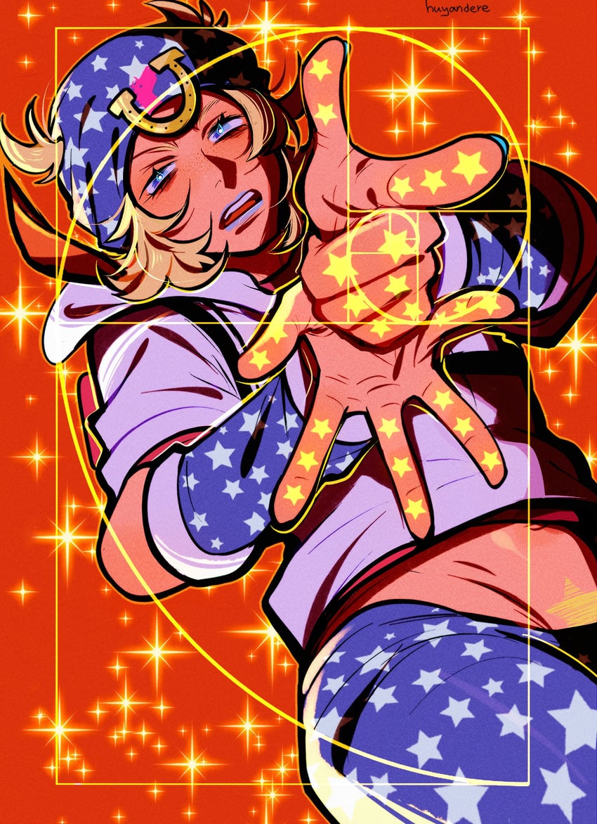 johnny joestar (jojo no kimyou na bouken and 1 more) drawn by huyandere