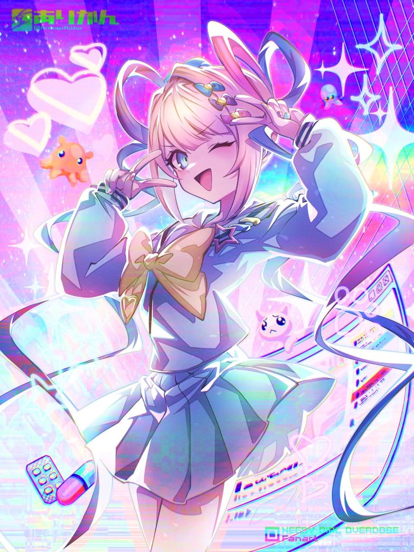 chouzetsusaikawa tenshi-chan (needy girl overdose) drawn by arikanrobo