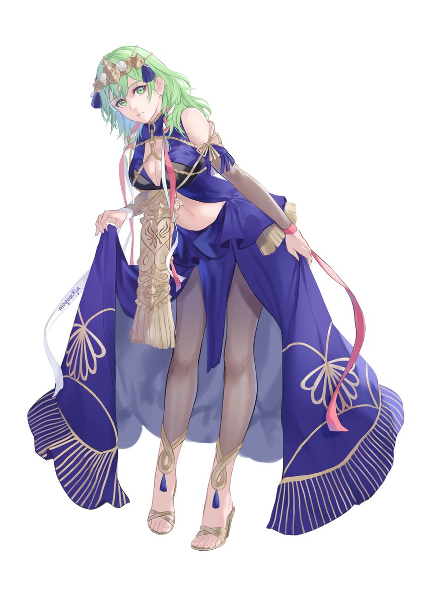 female byleth and sothis (fire emblem and 1 more) drawn by moja_(rainpoow)