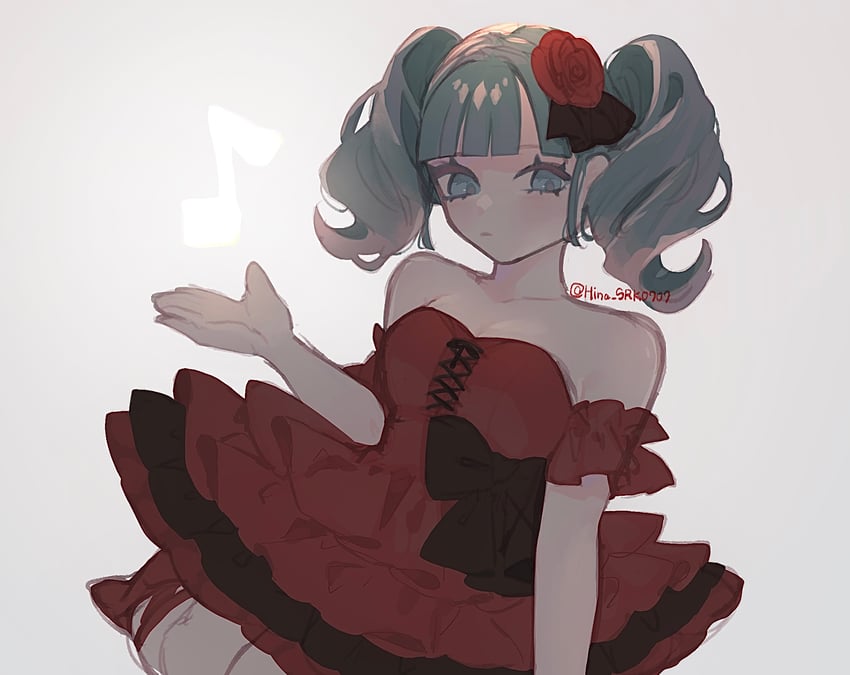 hatsune miku (vocaloid and 1 more) drawn by hina_(uhnt4478)