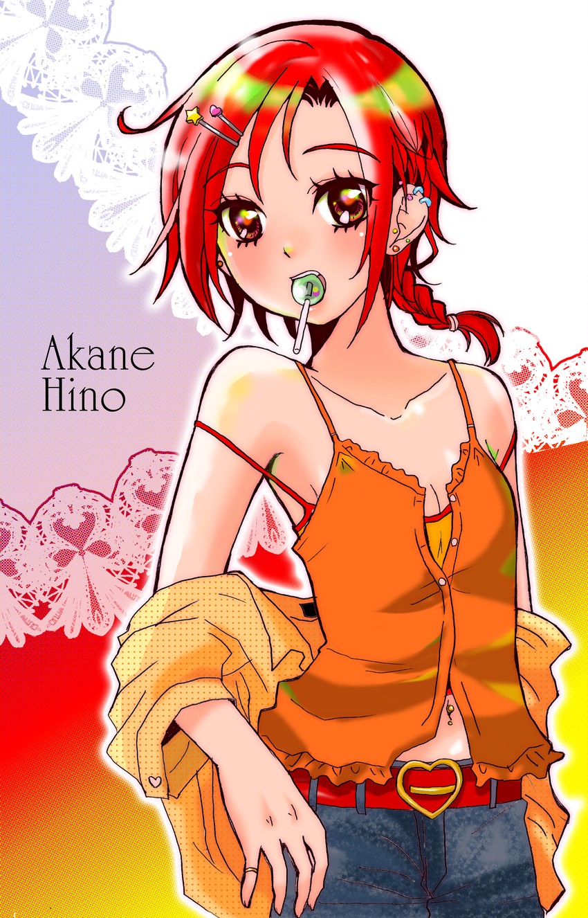 hino akane (precure and 1 more) drawn by satou_ramune